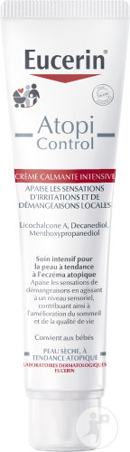 Eucerin AtopiControl Crème Calmante Intensive Peau Sèche À Tendance Atopique Tube 40ml