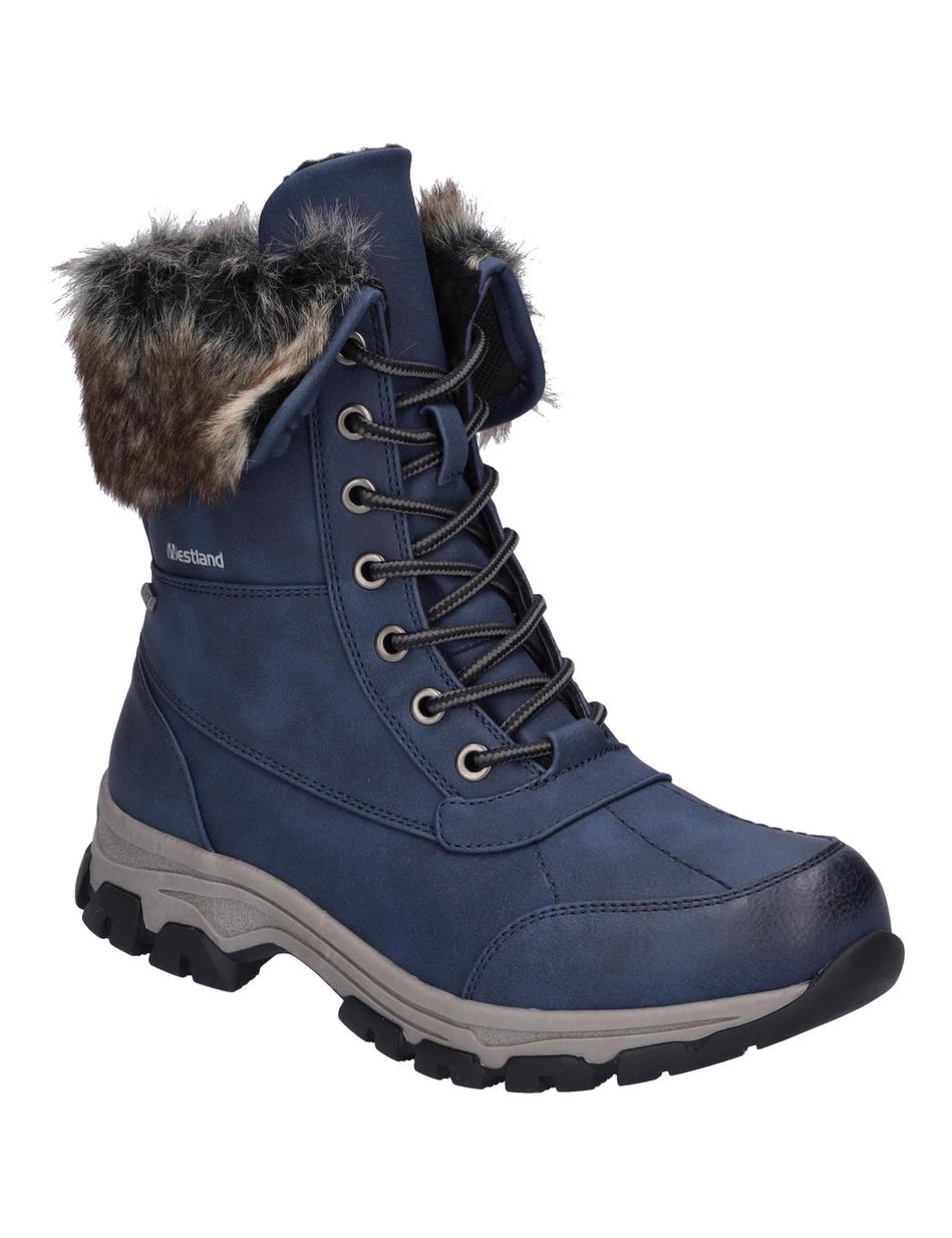 Stiefel Chambery 04, blau-kombi