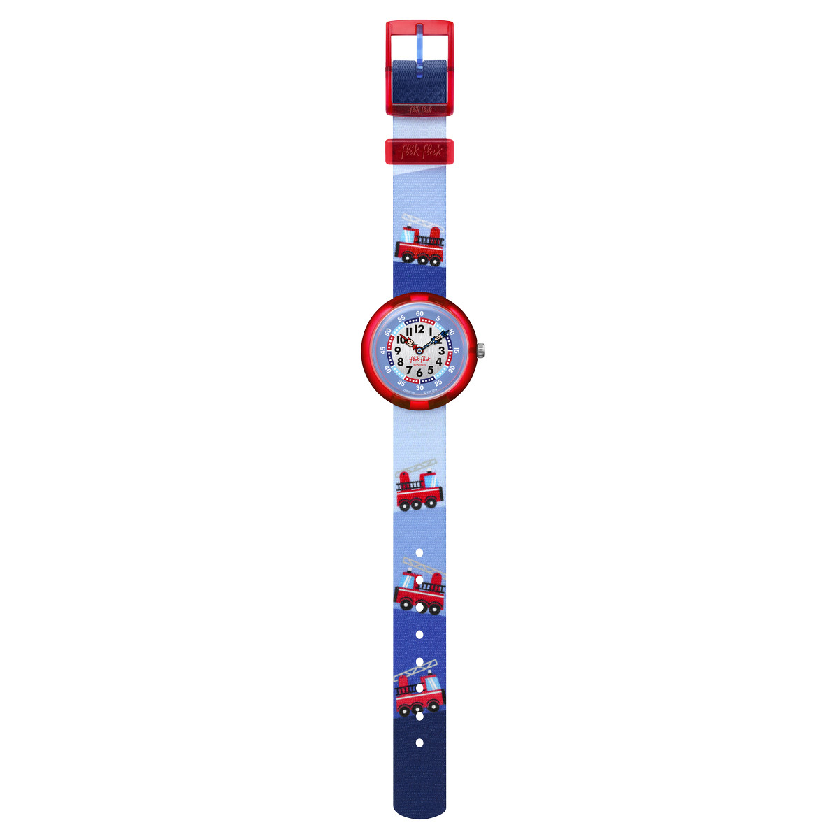 Montre Flik Flak enfant plastique textile bleu