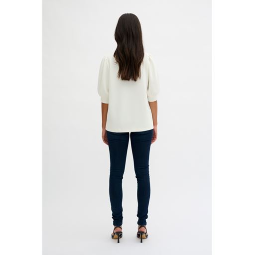 My Essential Wardrobe 21 The Puff Bluse, Snow White, XS