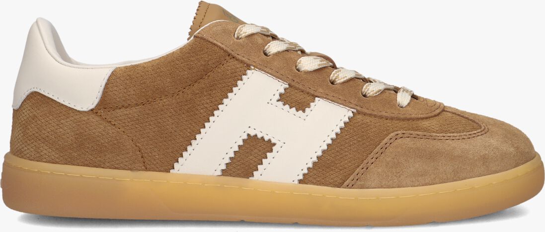 camel hogan lage sneakers cool allacciato h