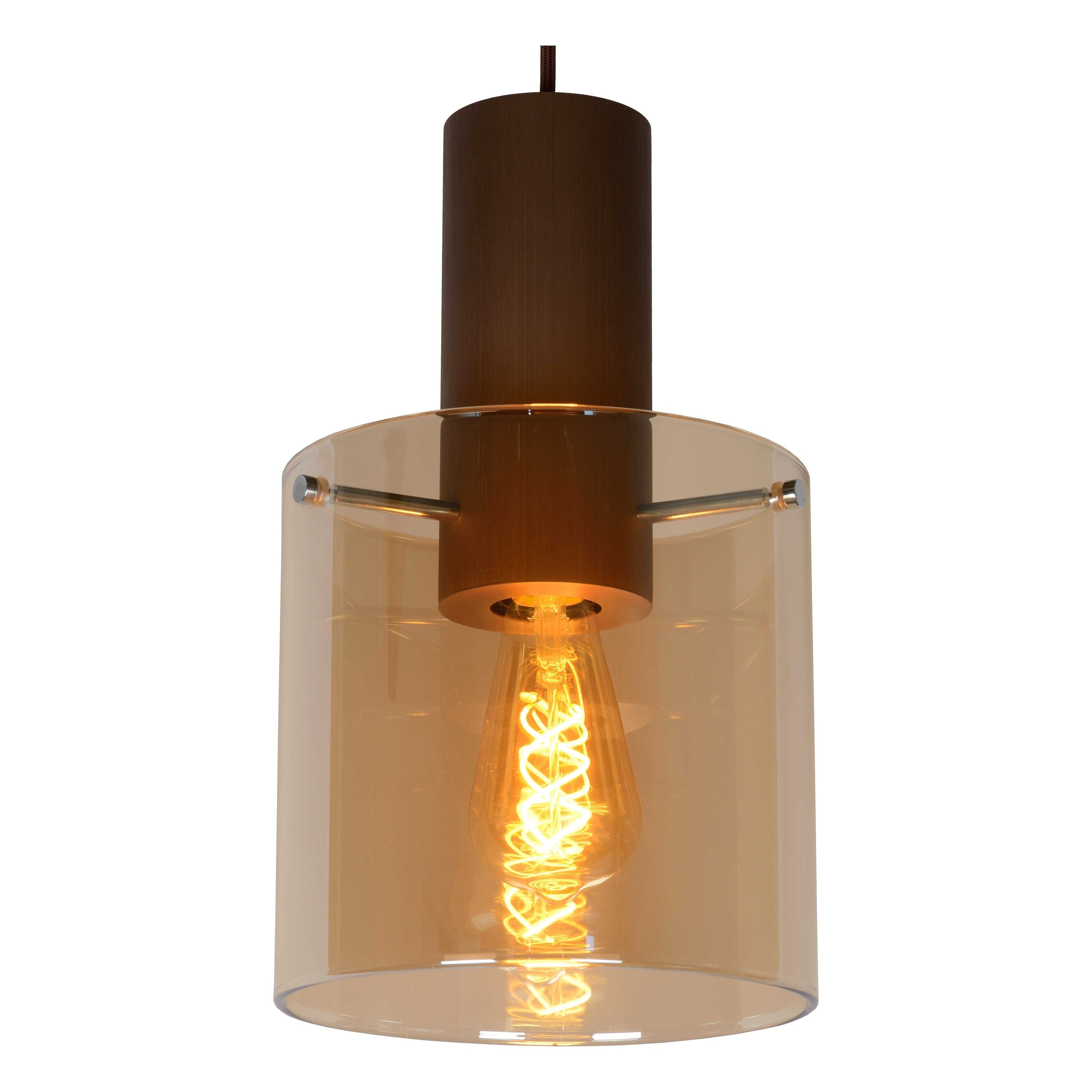 Toledo 3 cluster hanglamp Ã20 lineair amber
