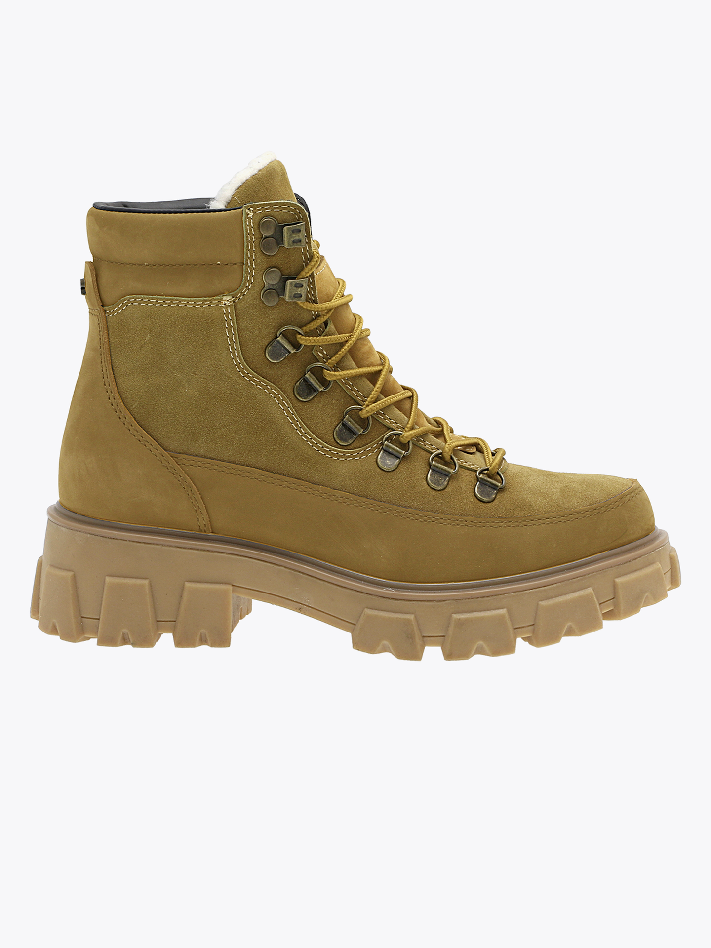 Leather Combat Boot Warm