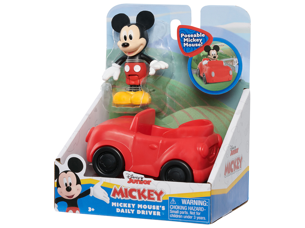 VEÍCULO COM FIGURA MICKEY MOUSE BASICO