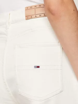 Calça jeans slim de cintura ultra alta para mães
