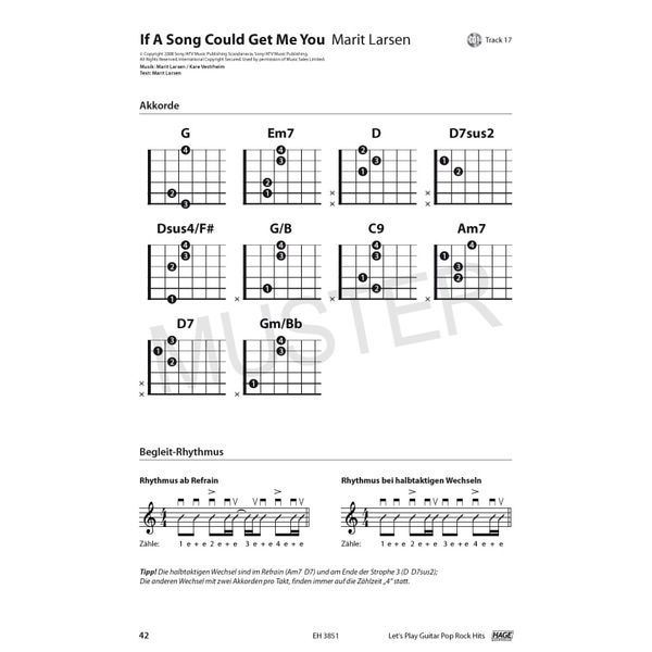 Hage Musikverlag Let's Play Guitar Pop Rock Hit
