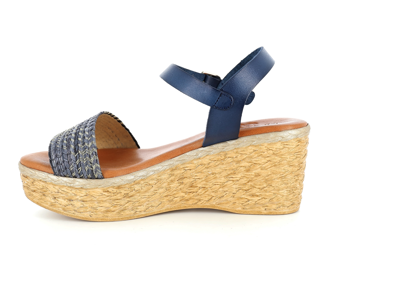 Chaussures du chateau-64386 Matières combinées Bleu
