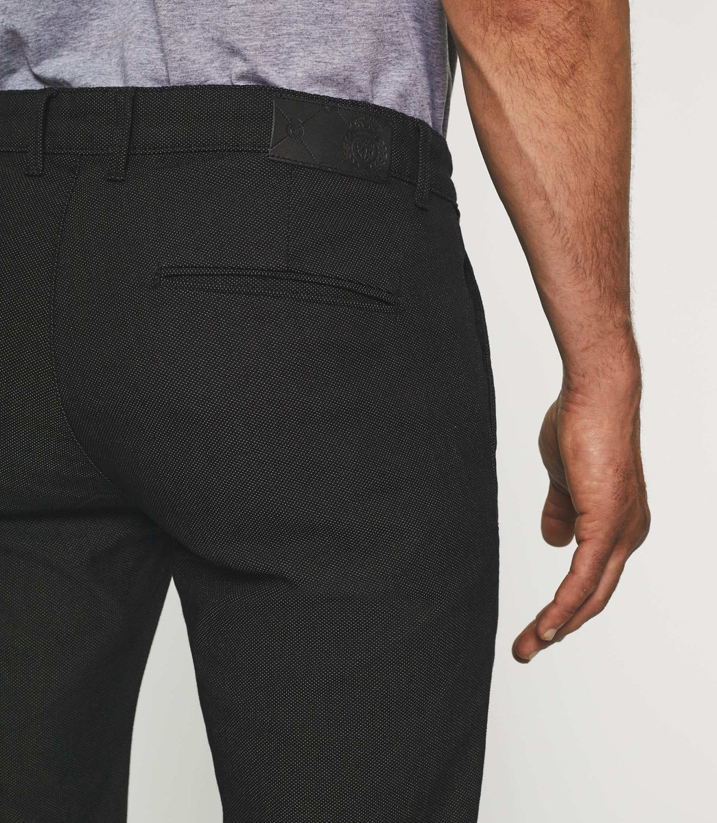 Pantalon urbain slim noir VEREBI
