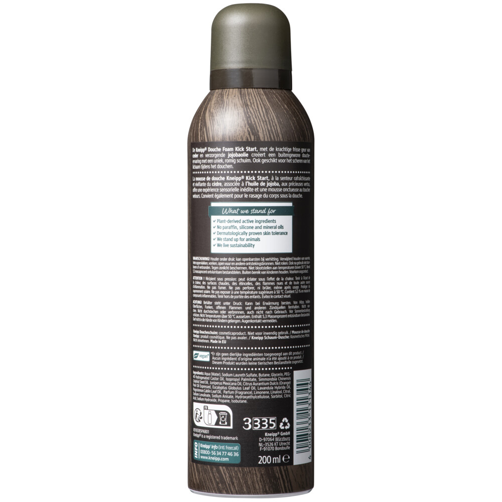 6x Kneipp Douche Foam Men200 ml