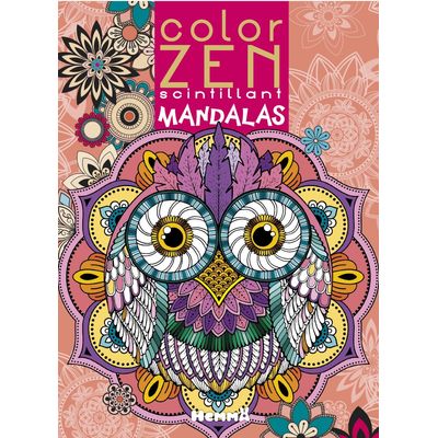 Color zen scintillant mandalas