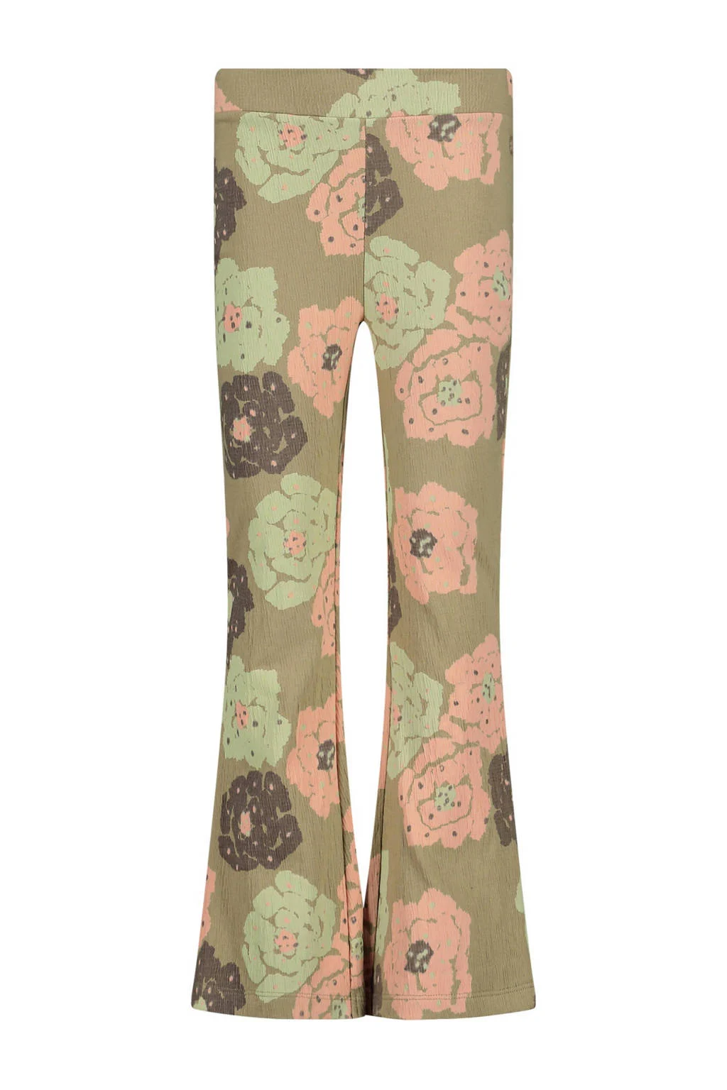 Quapi regular flared broek groen