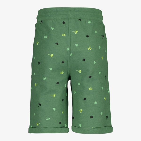 Unsigned kinder sweatshort groen met print