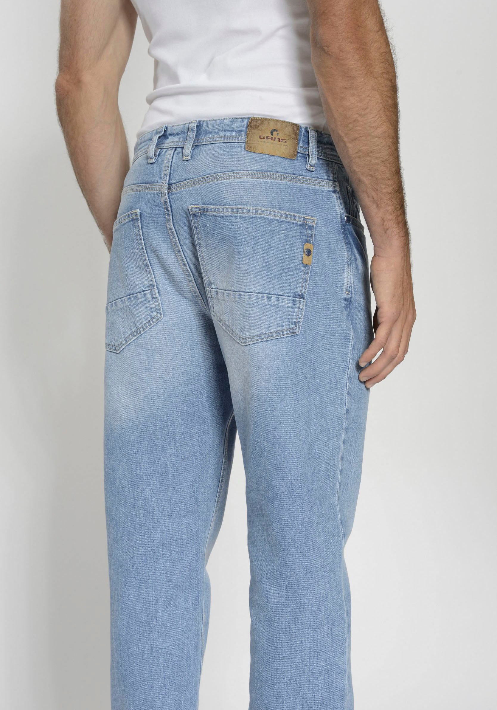 GANG 5-Pocket-Jeans »94SESTO« Straight fit im 5-Pocket-Style mit Ziernaht auf Coinpocket