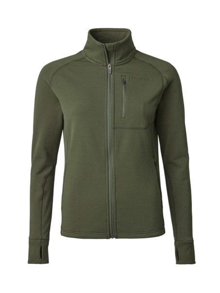 Chevalier Tay Technostretch Jacket Dame Dark Green<br>Lett og fleksibel fleecejakke til Dame-Dark-Green