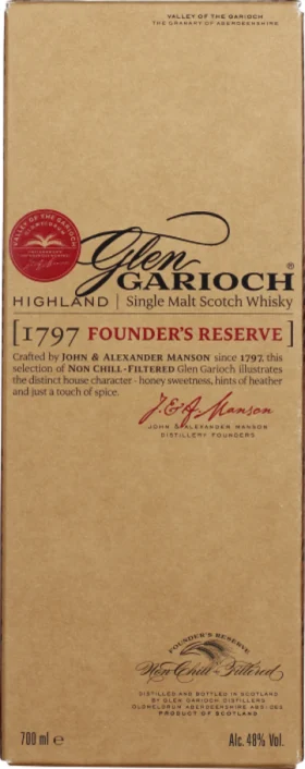 GLEN GARIOCH FOUNDERS RESERVE 70CL