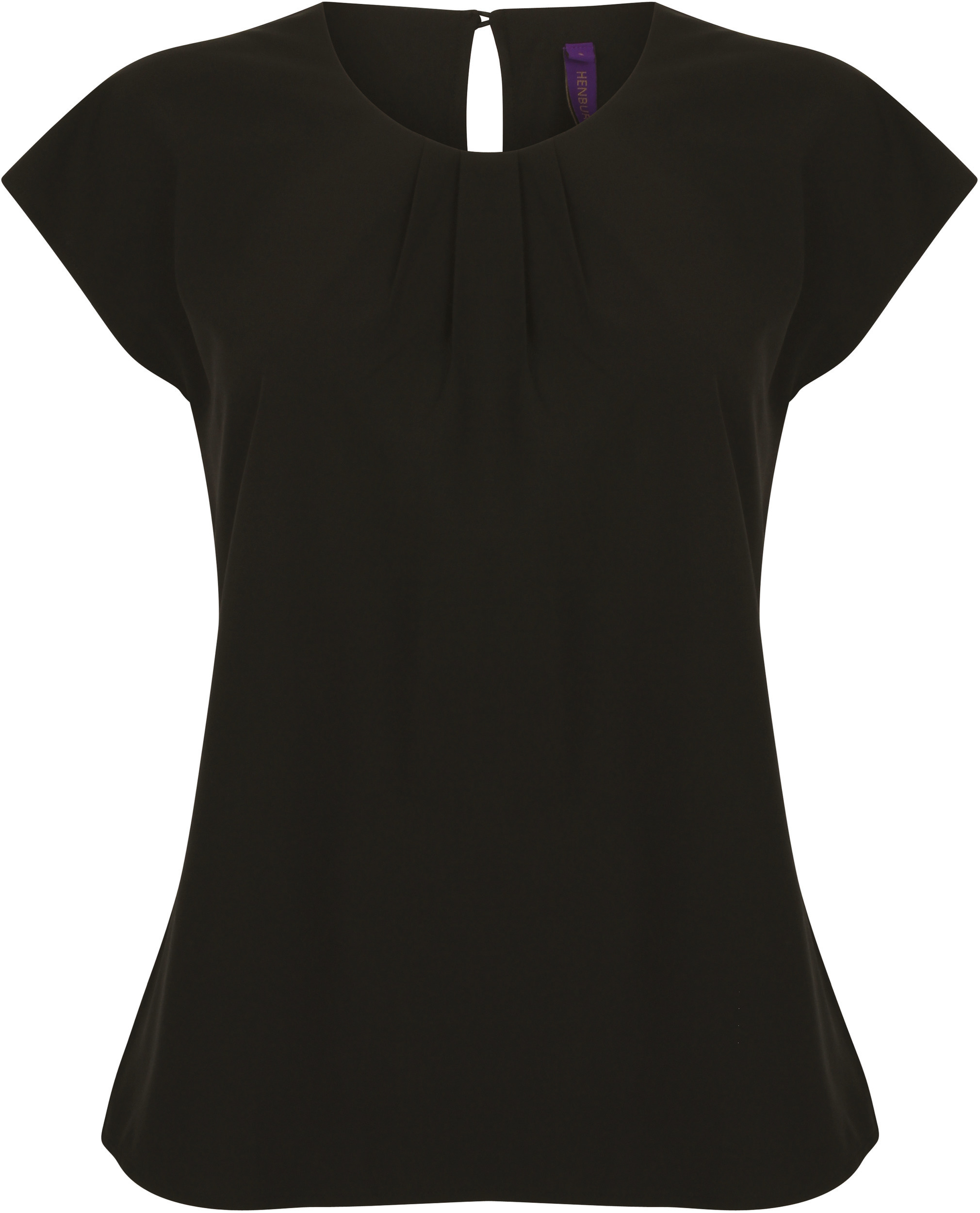 Henbury H597 - Top col plissé femme