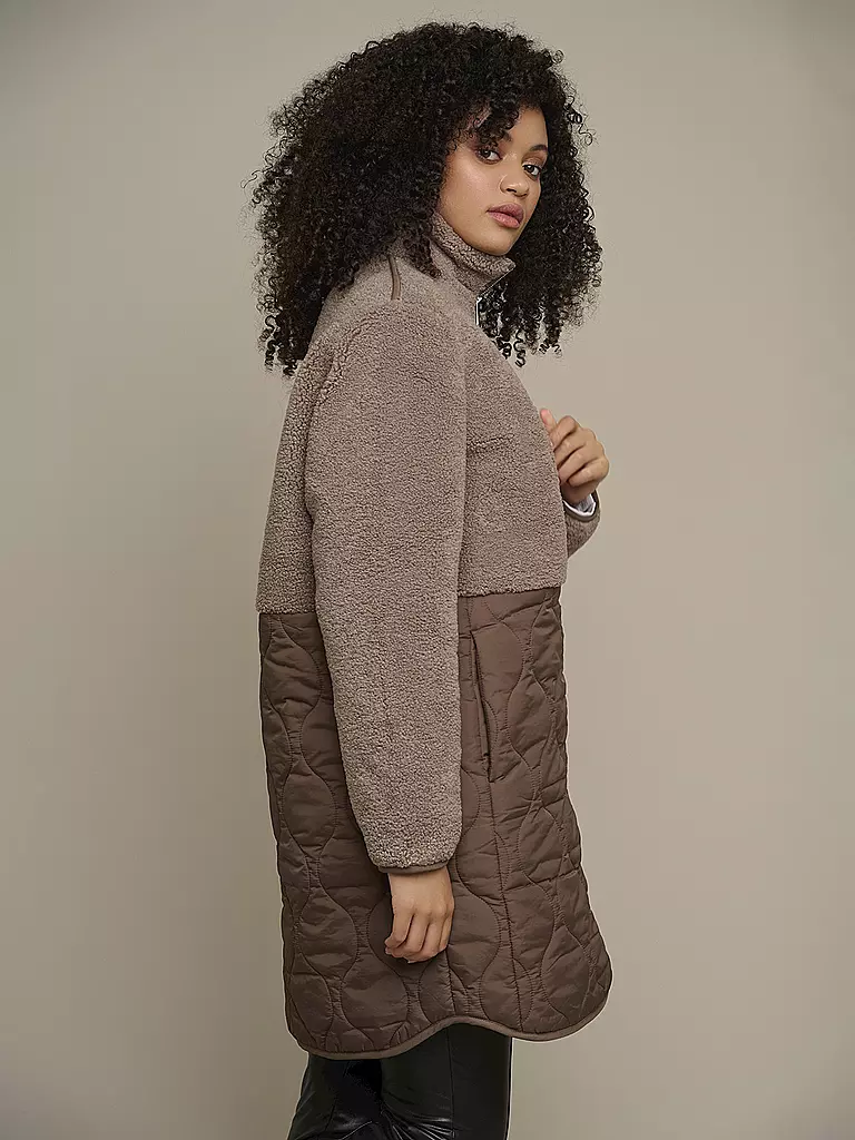 RINO&PELLE Jacke in Felloptik JUR braun