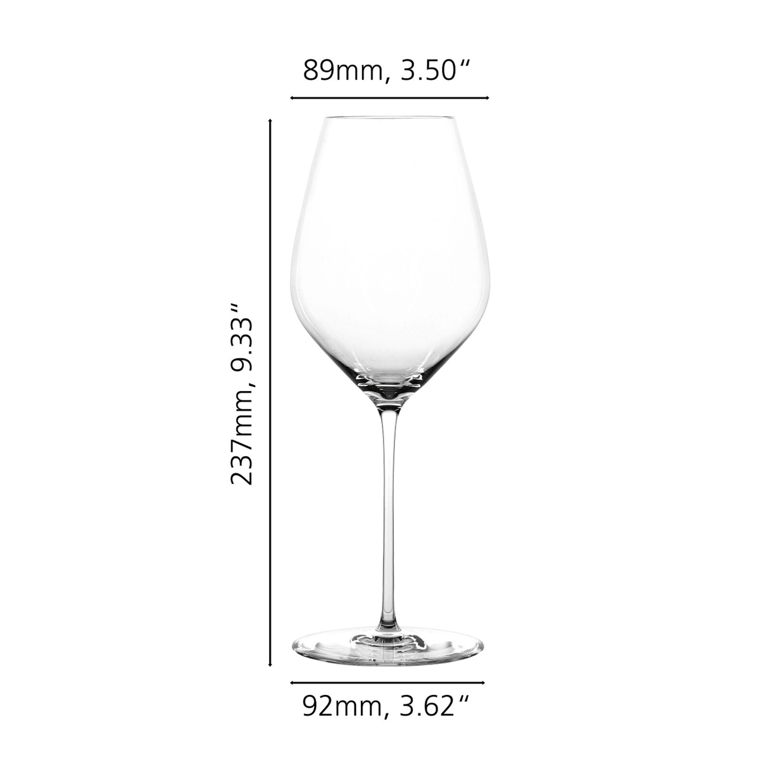 Spiegelau Universalgläser + Poliertuch Hi-Lite 510 ml 2er Set