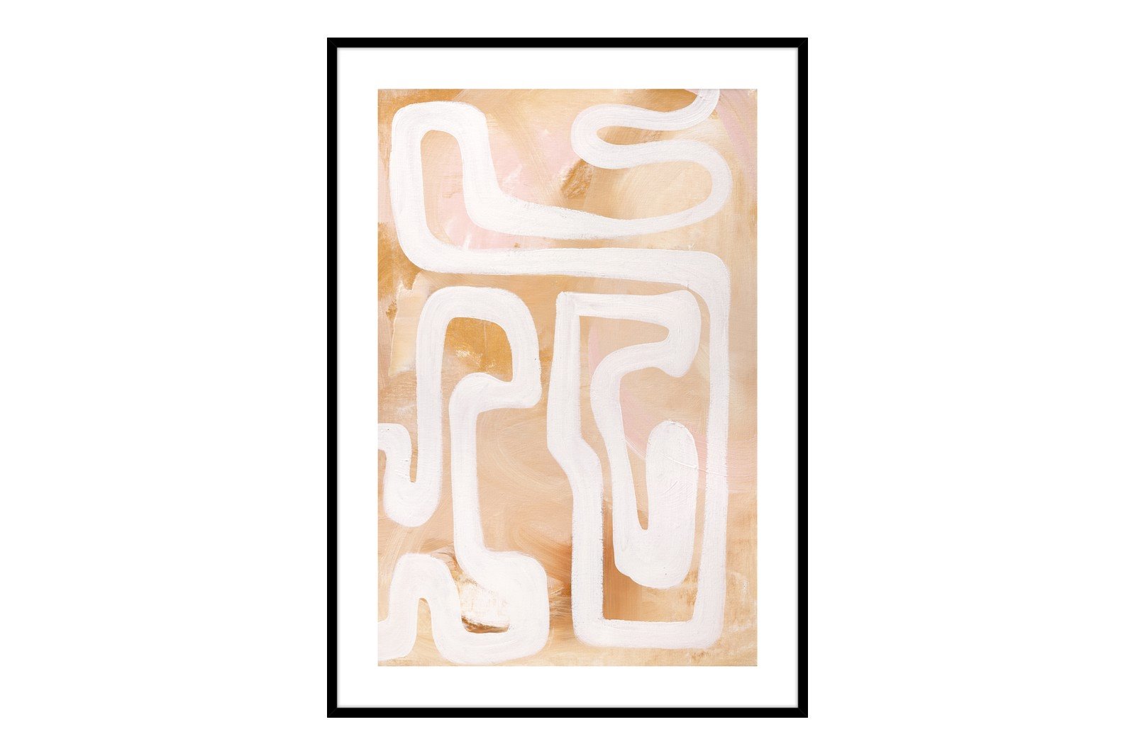 Blank 70x100 cm Black Frame