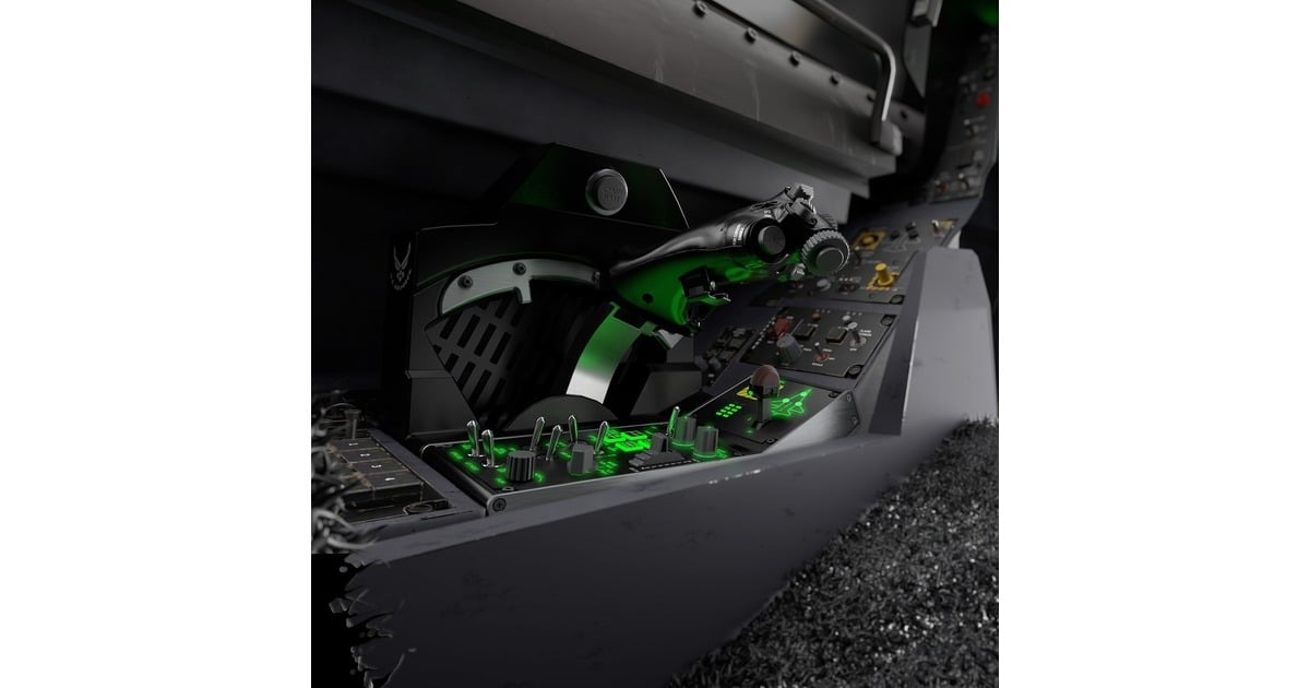 ThrustmasterViper Panel gaming flight sim bedieningspaneel  (Zwart, Pc)