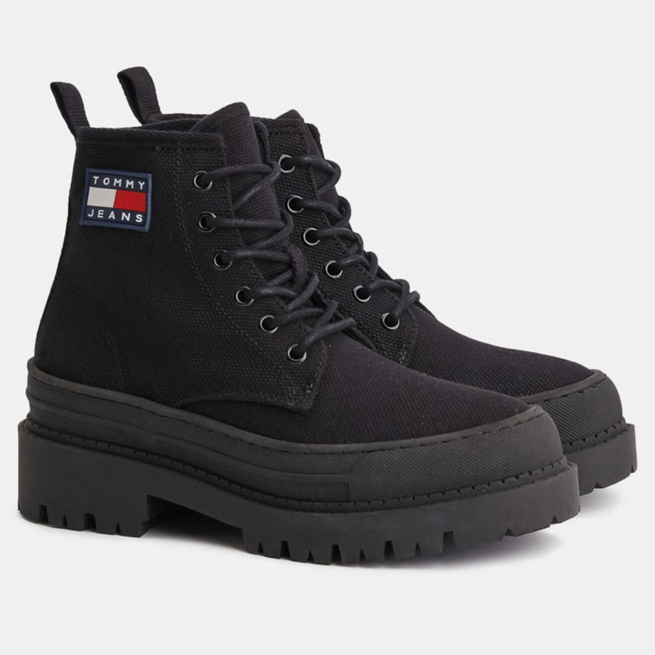 Tommy Hilfiger Boots Foxing noires