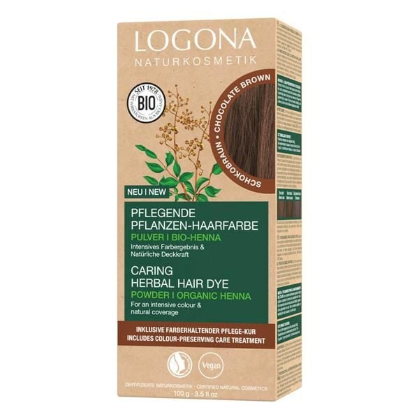 Colorante Capilar Vegetal Pó Bio - Castanho Chocolate
