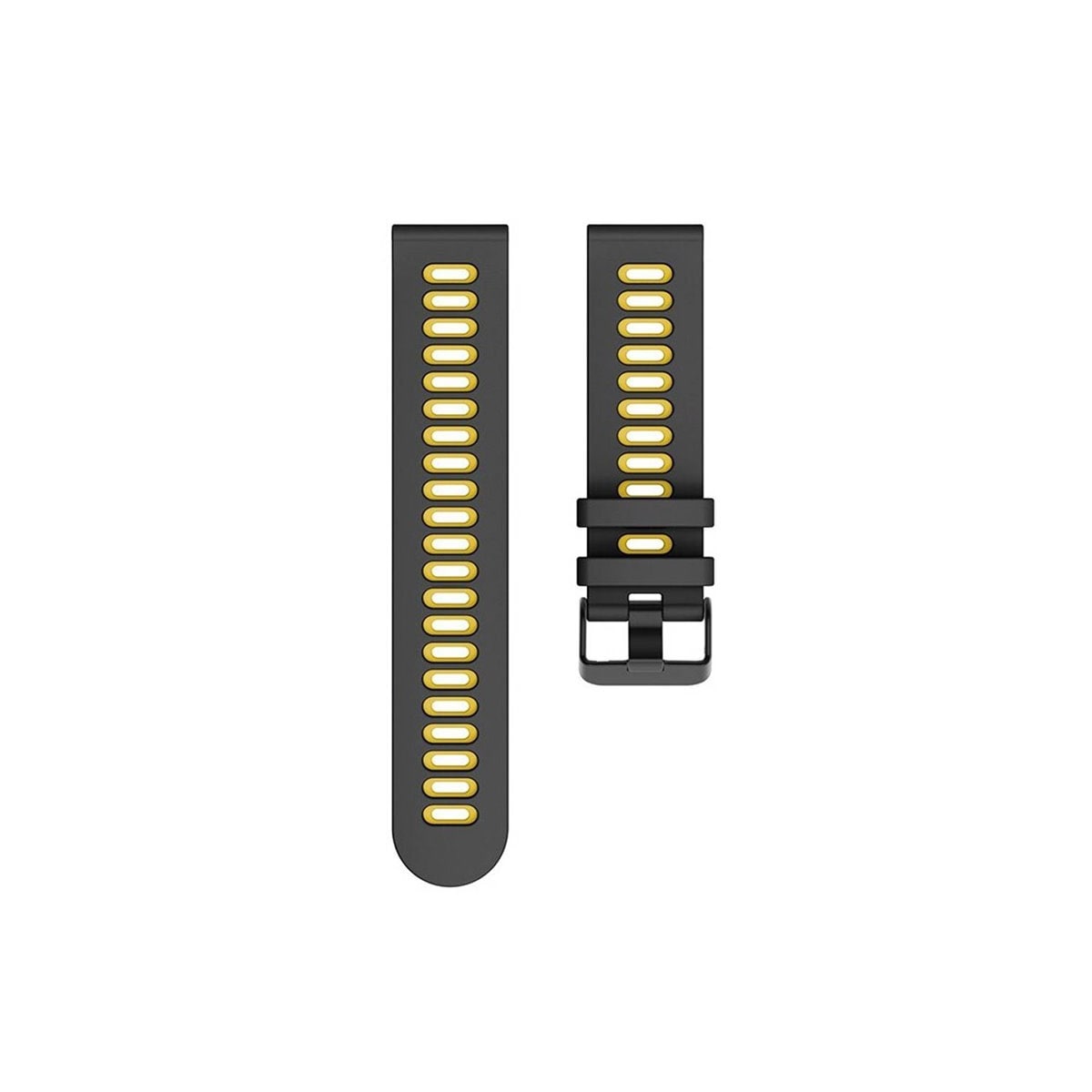 Twin Sport Armband Samsung Galaxy Watch 4 (44mm) - Svart/gul