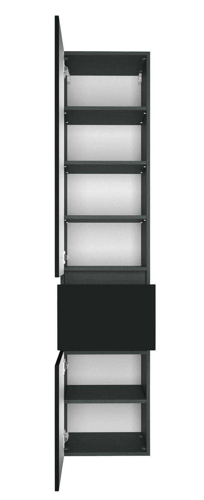 Hochschrank BAABE 40 x 180 cm Graphit matt