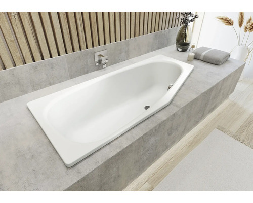 KALDEWEI Mini 834 ligbad, 70 x 157 cm, alpinewit glanzend, 224400010001