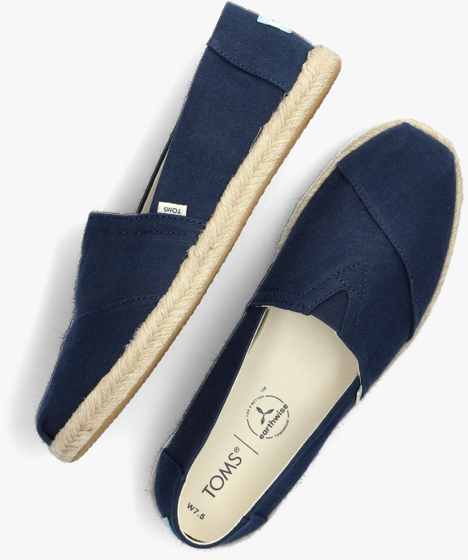 TOMS blauwe toms espadrilles wm alpargata rope