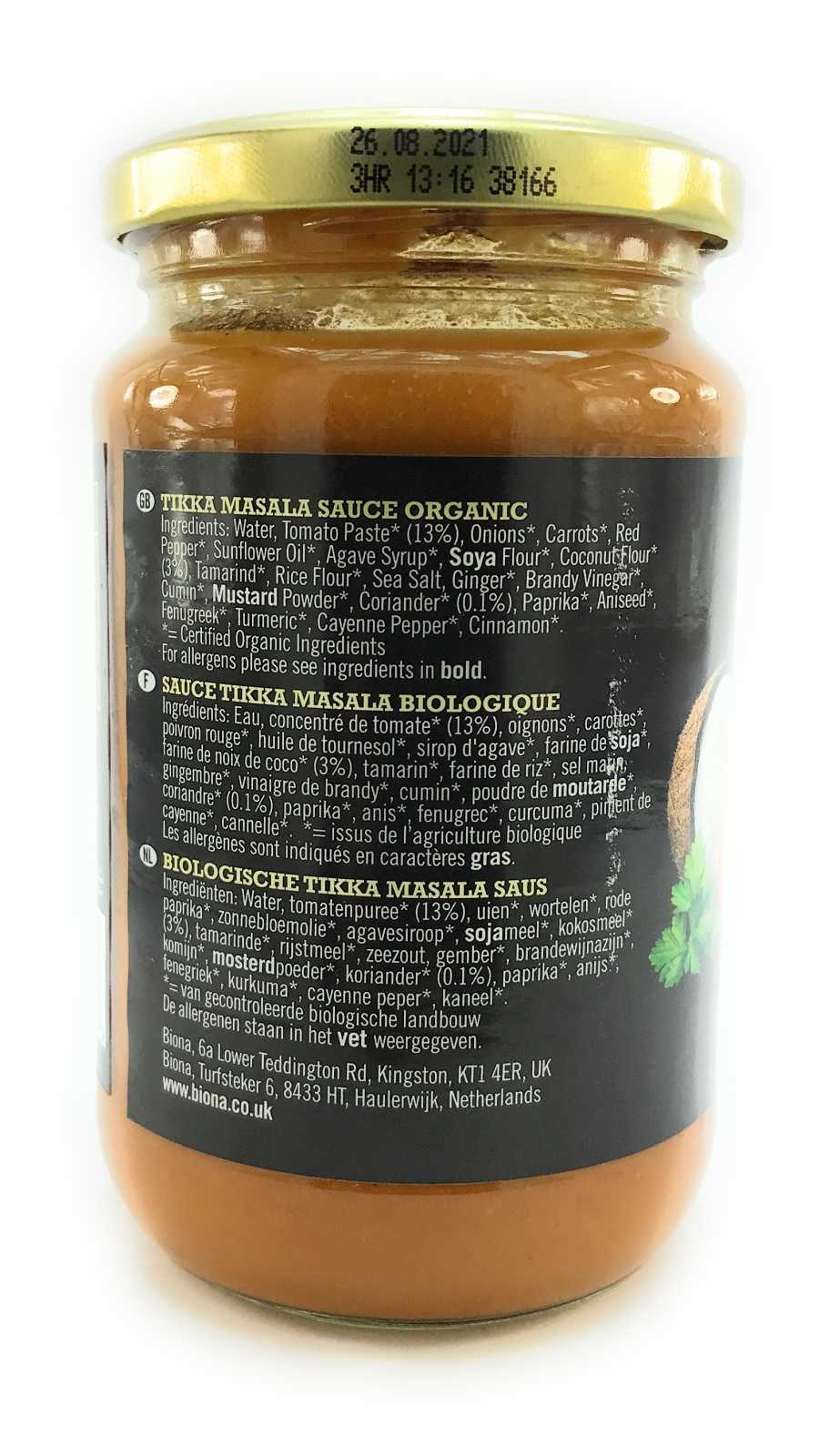Salsa Biona Tikka Massala Biona 350g