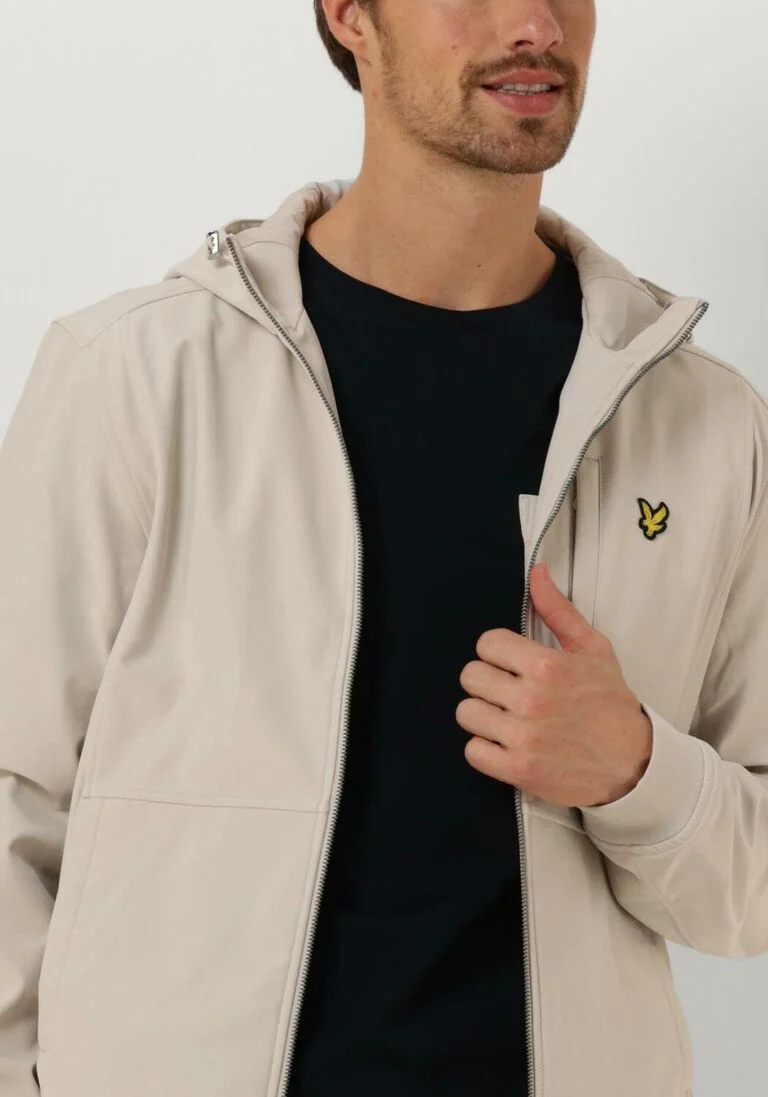 LYLE & SCOTT beige lyle & scott jack softshell jacket