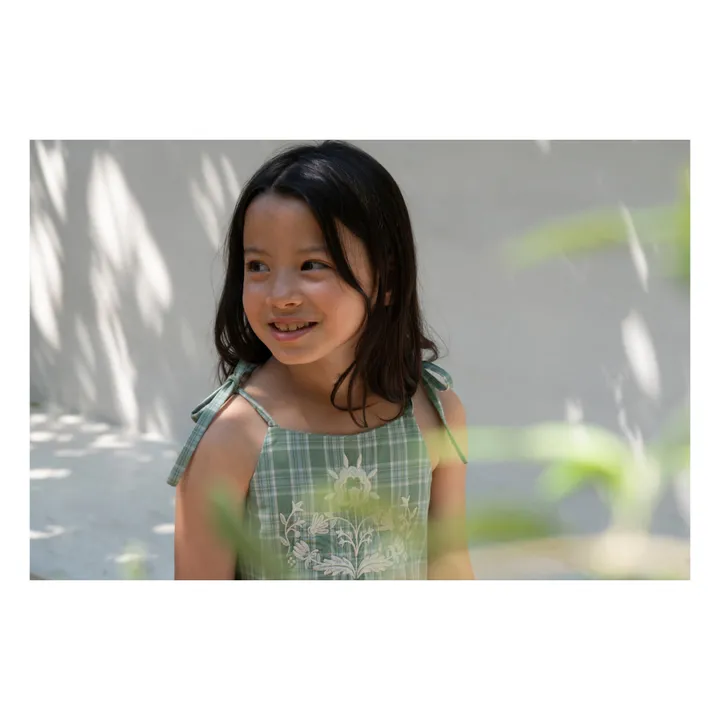 Lali Top + Short Summer à Carreaux | Vert