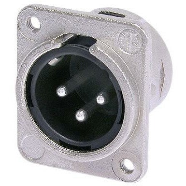 Neutrik NC3MDM3-L-1 XLR chassisdeel 3p male