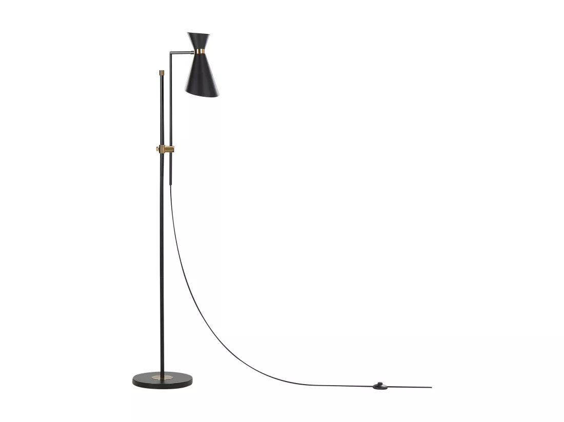 Lampadaire MELAWI Métal Noir