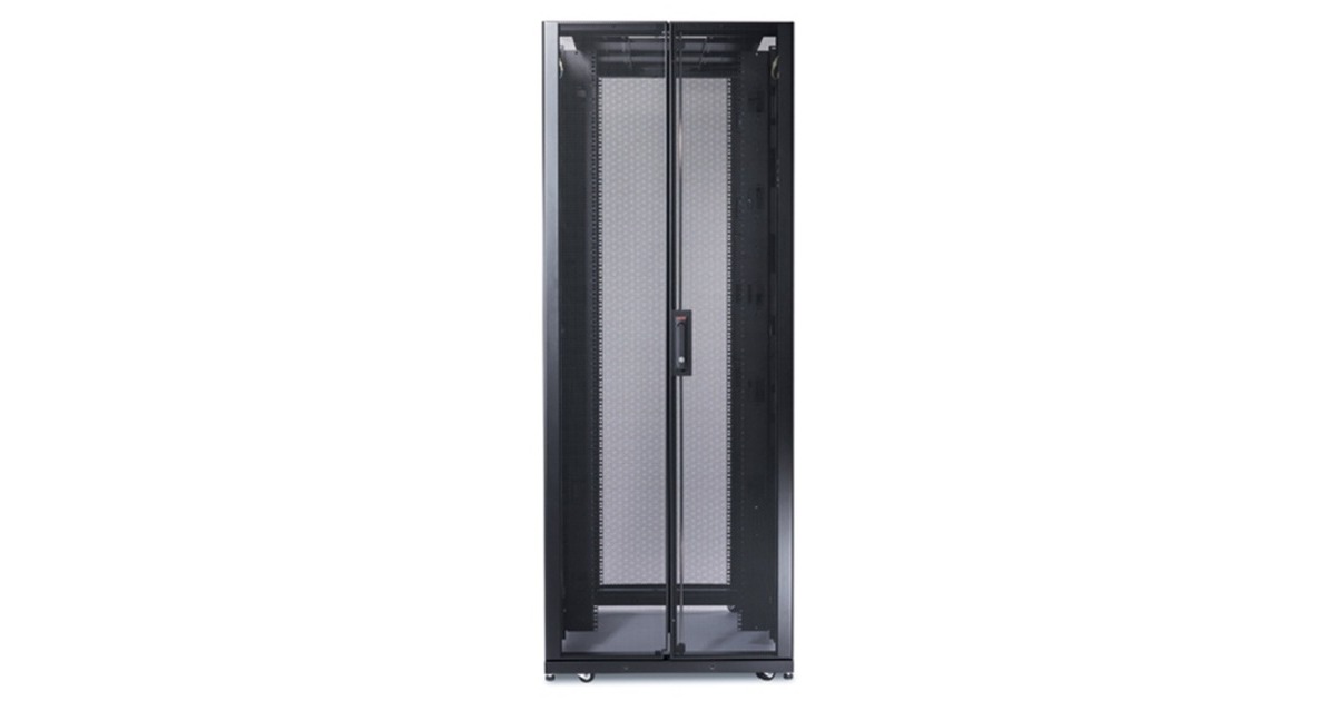 APCNetShelter SX 48U met zijpanelen, breed en diep server rack  (Zwart, 750 x 1200 x 2258mm)