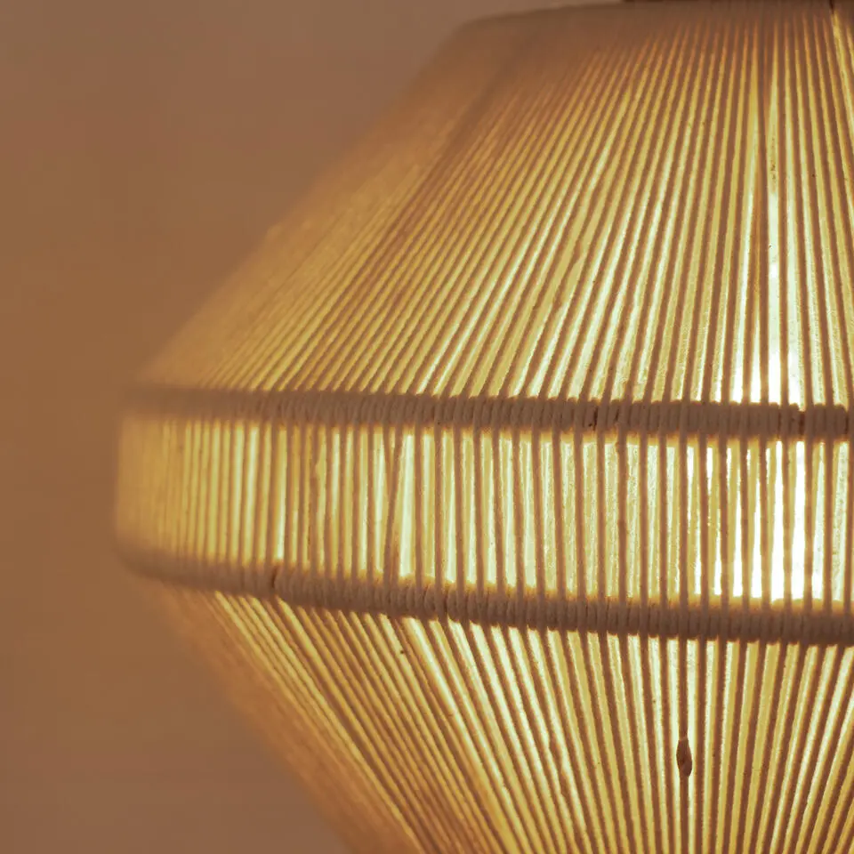 EGLO Midsumer Hanglamp - 3 x E27 - 92 cm - Zwart/Crème - Textiel