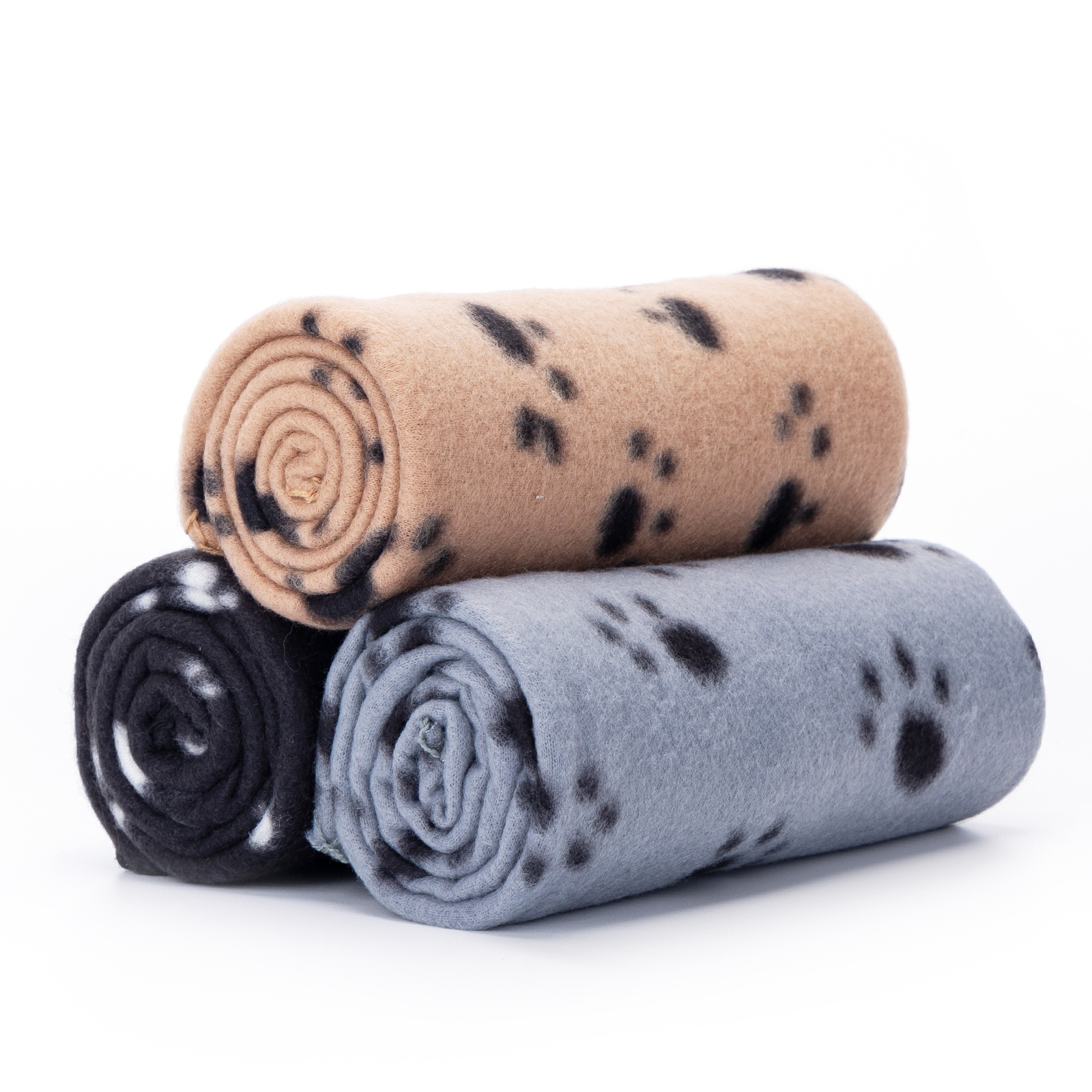 Conjunto de 3 peças de cobertores macios e felpudos Nobleza para cães, gatos, coelhos e outros animais de estimação. Cobertores extra grossos e fofinhos, laváveis, para sofá e cama de cachorro, 120 x 100 cm.
