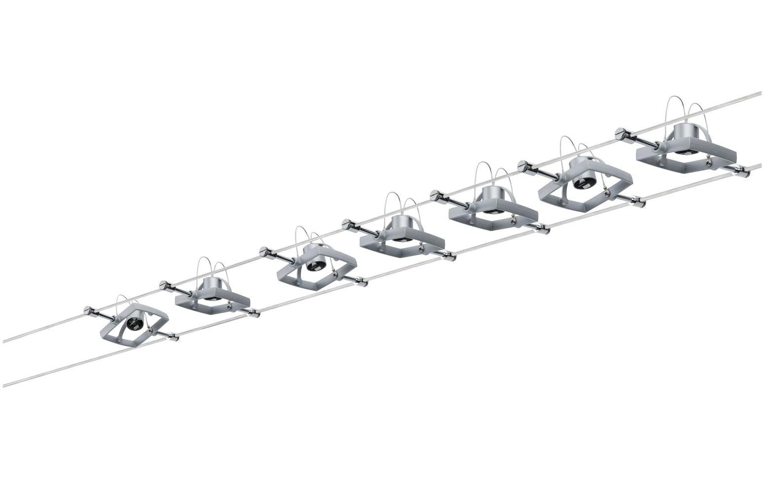 Seilsystem Mac II Basisset GU5.3 max. 7 x 10 W<br>Schienenleuchten