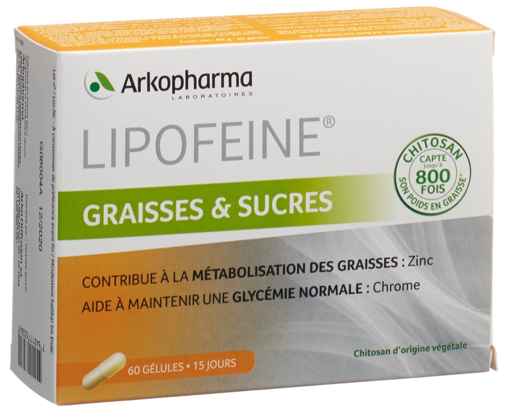 LIPOFEINE Fette & Zucker<br>60 Stück, Blister, Kapsel