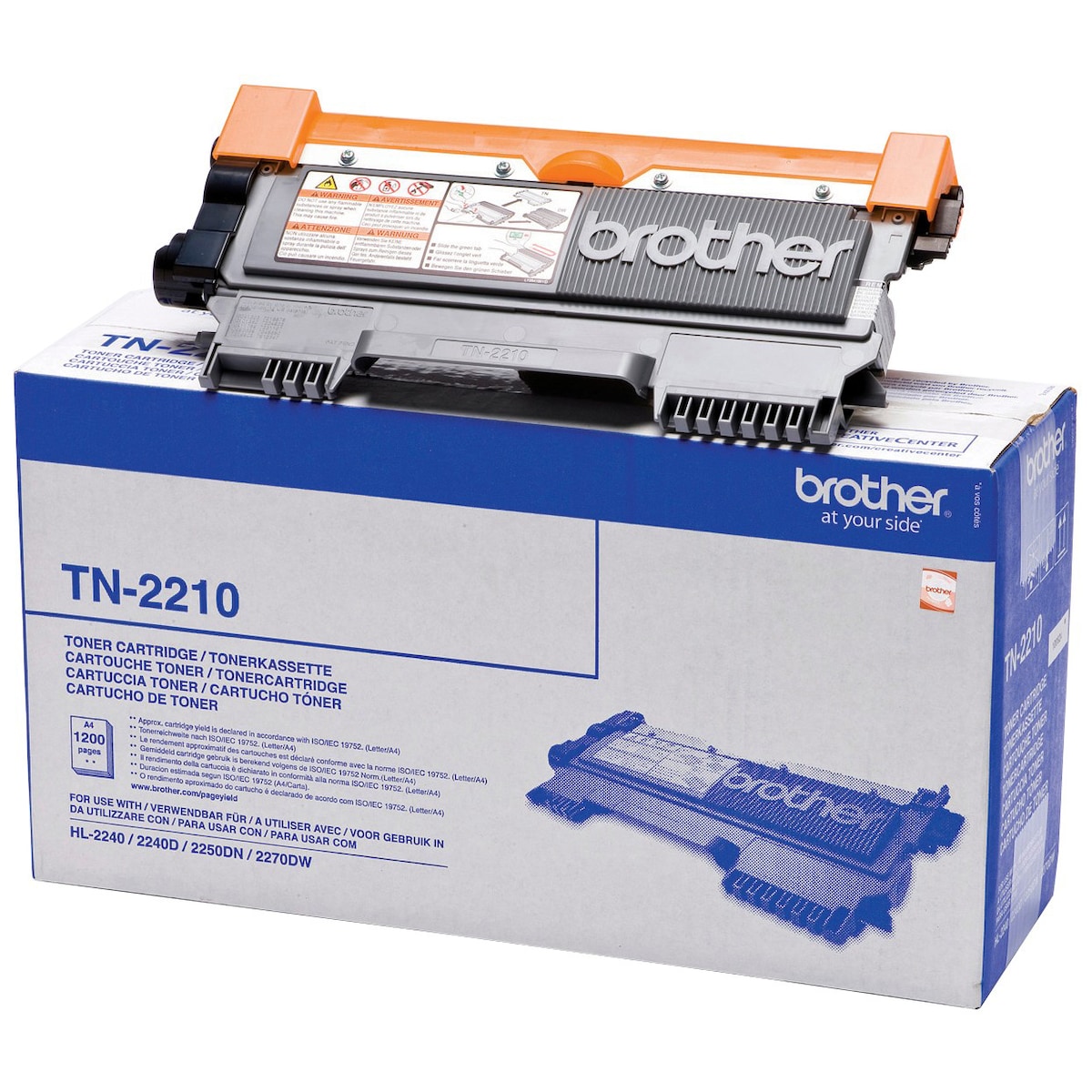 Brother toner TN-2210 Sort