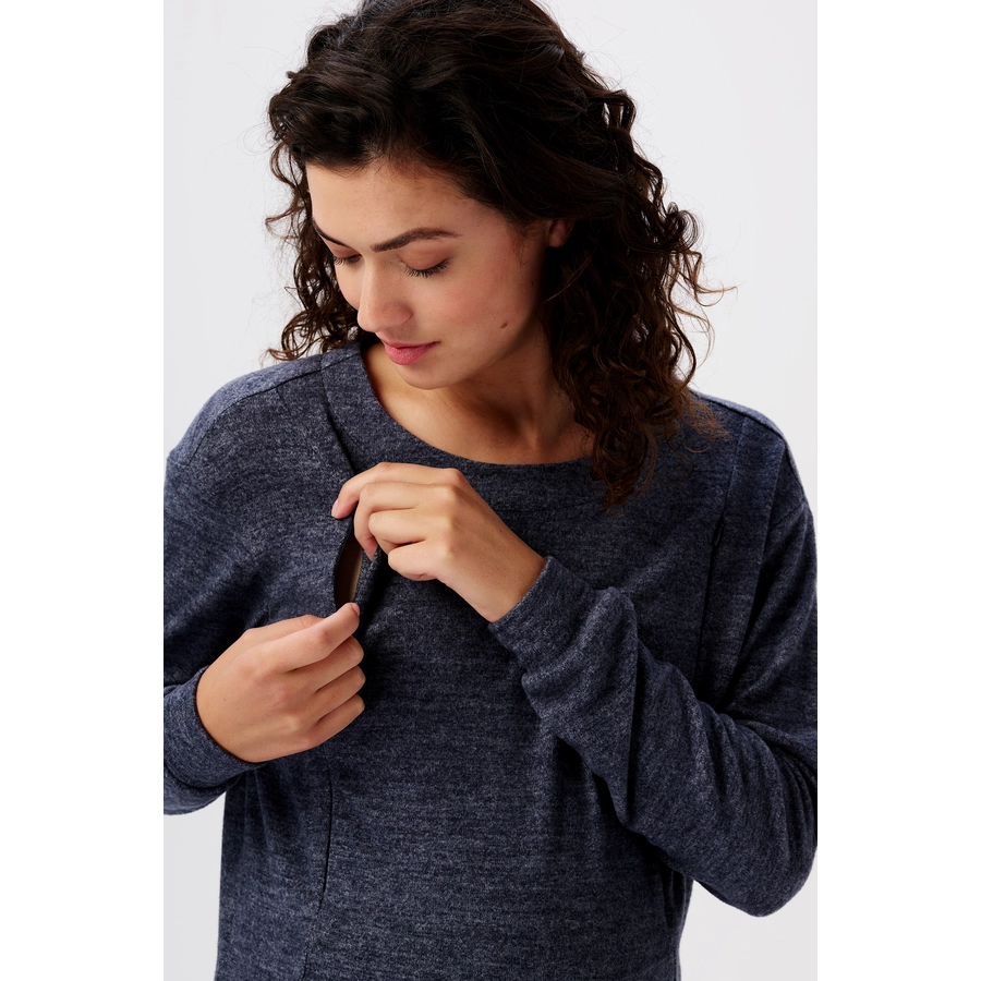 Esprit Still-Shirt Night Sky Blue