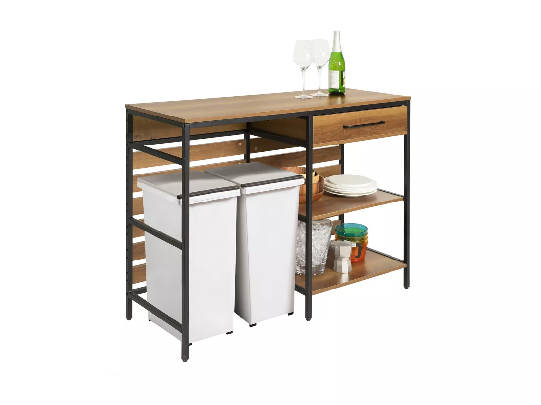 Table de Cuisine Meuble de Rangement Cuisine Comptoir de Cuisine, FSB71-PF