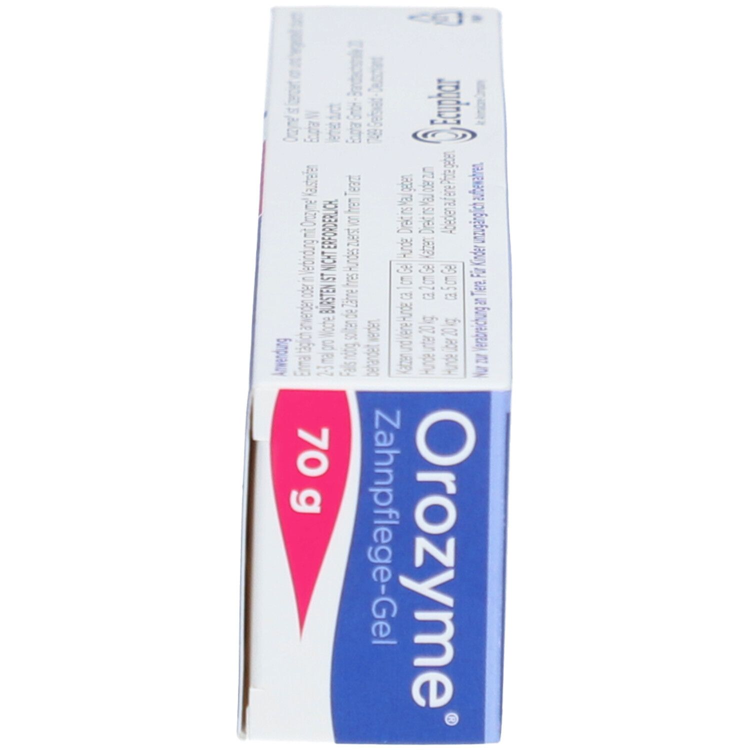 Ecuphar Orozyme Zahnpflege-Gel für Hund und Katze