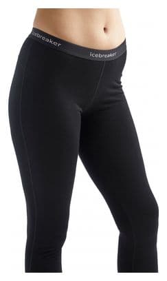 Legging Femme Icebreaker 200 Oasis Noir