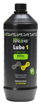 Lubrifiant pour Chaîne Sprayke Lube 1 recharge 1000 ml