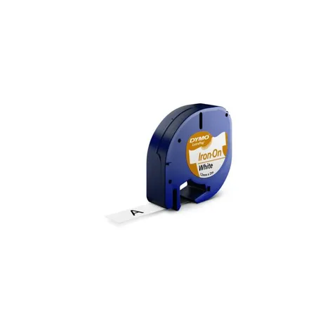Dymo Original Schriftband für LetraTag® schwarz auf weiß, 12 mm x 2 m