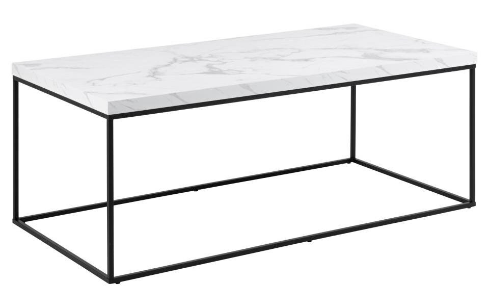 Couchtisch Barossa 110 x 55 x 45 cm, Schwarz/WeissSofatisch