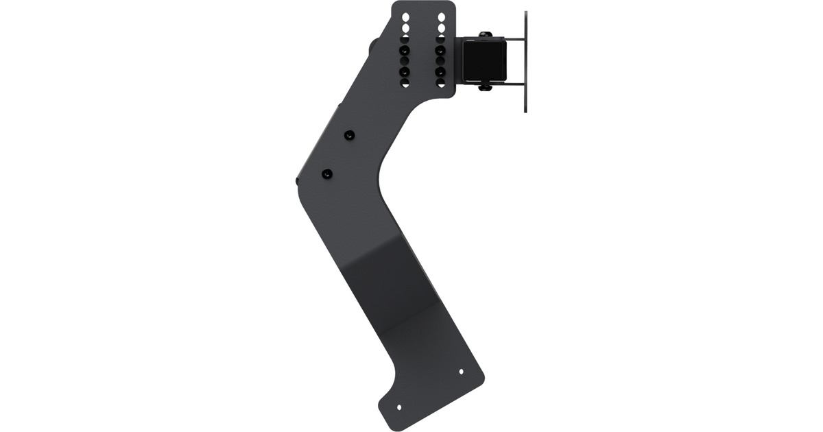 Res-TechGT Monitor Stand Integrated Single Reinforced monitorarm  (Zwart)