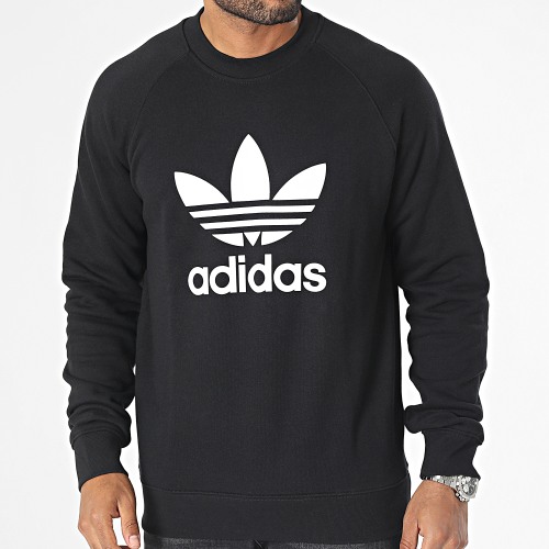 Sweat Crewneck Trefoil IM4500 Noir